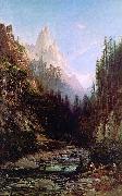Thomas Hill Castle Craigs, California oil painting